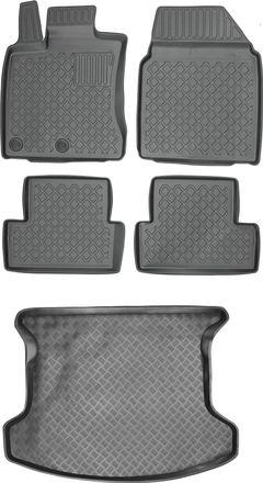 OEM Juego De Alfombrillas Para Coche Y Maletero Para Nissan Qashqai I Crossover (2007-2013)