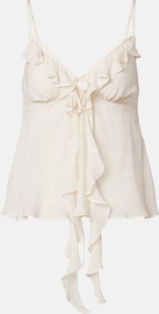 Poupette St Barth Camille ruffled camisole