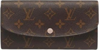 Louis Vuitton Pre-owned Wallets, female, Brown, Size: ONE SIZE Pre-owned Coated Canvas Wallet