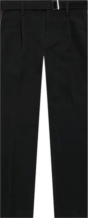 sacai Pantaloni con logo inciso - Nero