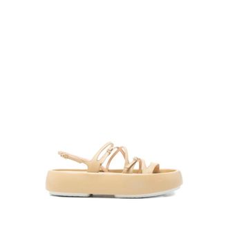AGL Flat Sandals, female, Beige, Size: 7 1/2 US Bulle Multistraps Sandals