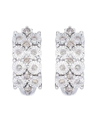Le Vian Illusion 14K 0.24 Ct. Tw. Diamond Huggies Earrings