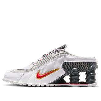 Nike (WMNS) Nike x Martine Rose Shox MR4 Mule White Metallic Platinum IM5420-100