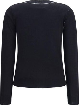 Maison Margiela Merino Wool-Blend Sweater - Black