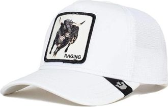 Goorin Brothers Raging Bull Trucker Cap Wit Unisex - Dames - Petten - Wit - ONE Size - Accessoires