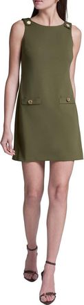 BCBGeneration Shift Dress in Rustic Olive at Nordstrom, Size 12