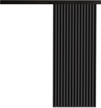Mirjan24 Mobilier1 - Puerta Corredera Dover 202, Antracita + Negro