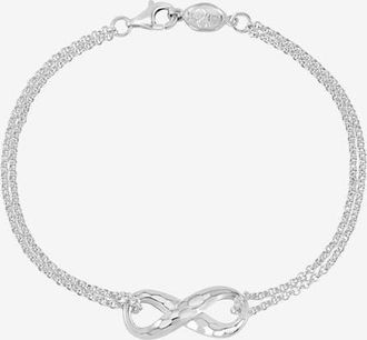 Dower & Hall Entwined Infinity Bracelet in Sterling Silver at Nordstrom, Size 7.25