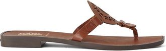 Karl Lagerfeld Skoot II leather sandals - women - Leather/Calf Leather/Calf Leather - 39 - Brown