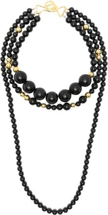 Atu Body Couture Halsketting met kralen - Zwart