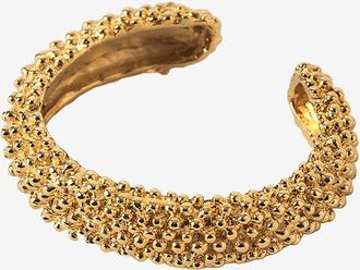 Paola Sighinolfi Breiter goldener Armreif Palini