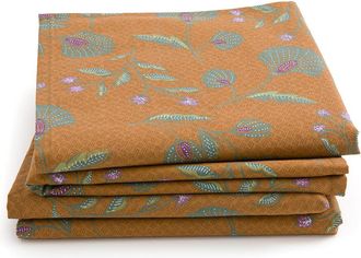 La Redoute Interieurs Set van 4 tafelservetten in gewassen katoen, Damrey