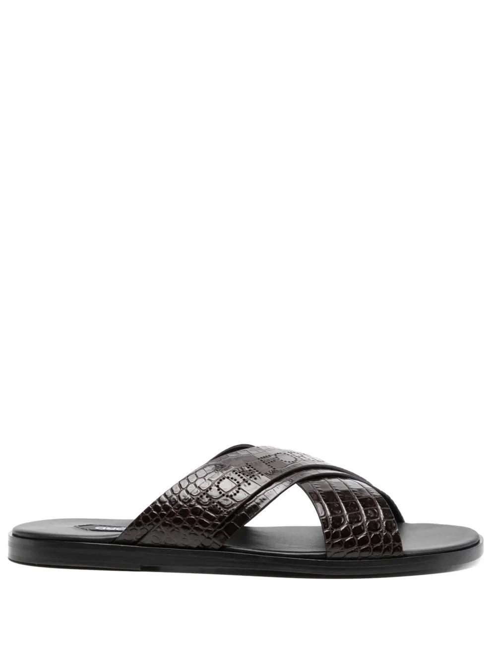 サンダル TOM FORD Men Sandals Brown J1489LCL473X 1B049 Tom Ford Tom Ford Sandals Men Brown | Grailed