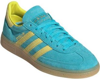 adidas Handball Spezial Sneaker in Blue/Bright Yellow/Gold at Nordstrom, Size 8.5