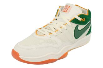 Nike Air Zoom G.T. Hustle 2 Mens Basketball Trainers DJ9405 Sneakers Shoes (UK 12 US 13 EU 47.5, White Vintage Green Malachite 103)