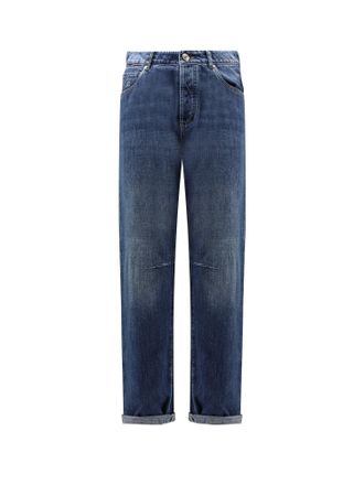 Brunello Cucinelli Leisure Fit Cotton Jeans-Uomo