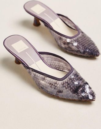 Dolce Vita Cleo Sequin Mule Heels