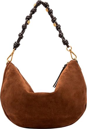 Gianni Chiarini Womens Hobo Bag Cleo Suede Cognac Handbags Hand