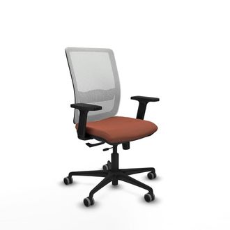 Piqueras y Crespo Piqueras-y-crespo Silla De Oficina Traslack Blanca Marr&oacute;n