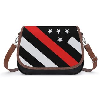 Generic Firefighter Flag Fashion Womens Crossbody Bags Novelty Handbag Shoulder Bag Purse