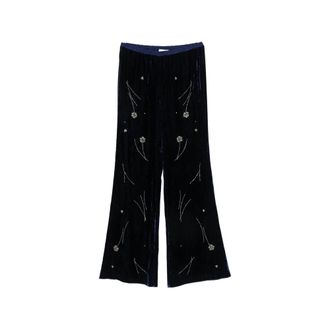 Forte_Forte Fleurs Dorient Floral-embroidered Trousers