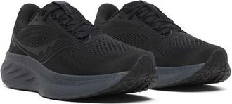 Saucony Ride 18 Running Shoe in Black/Shadow at Nordstrom, Size 11.5