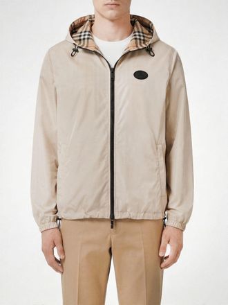 Burberry Giacca a vento in poliestere con logo
