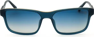 Timberland TB0005191D Polarized Smoke Lens Sunglasses - Blue