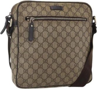 Gucci Pre-owned Cross Body Bags, female, Brown, Size: ONE SIZE Pre-owned Plastic Cross Body Bag