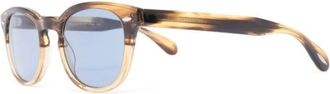 Oliver Peoples Sheldrake Sun - Heren - Zonnebrillen - Bruin - 49 MM - Accessoires
