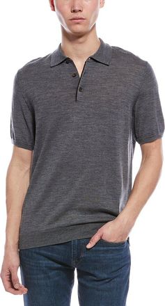 Bruno Magli Wool Polo Sweater