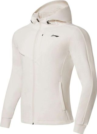 Li-Ning Training Logo Printing Jacket Cream White AWDS627-9