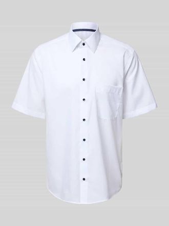 Eterna Comfort Fit Business-Hemd aus Baumwolle mit Kentkragen in Weiss, Gr&ouml;&szlig;e 40