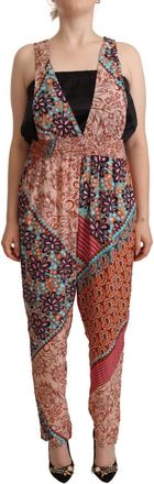 Pinko Viscose Floral Print Women Jumpsuit Womens Dress