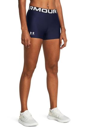 Under Armour HeatGear Shorts in Midnight Navy //White at Nordstrom, Size Xx-Large