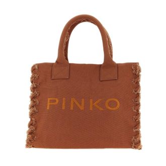 Pinko Tote Bag - female - PINKO - Shopping Bags - Brown - ONE SIZE - Bags