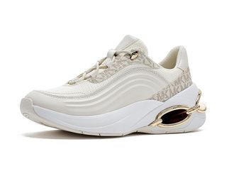 Michael Kors Toni Slip-on Trainer Womens Shoes Vanilla : 7.5 M, Leather