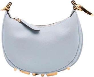 Fendi Pre-owned Shoulder Bags, female, Blue, Size: ONE SIZE Pre-owned Vintage Shoulder Bag