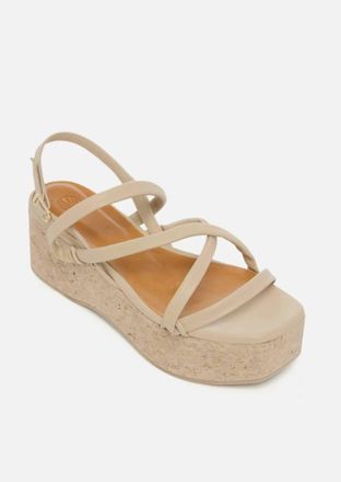 Coclico Womens Erykah Wedge In Latte