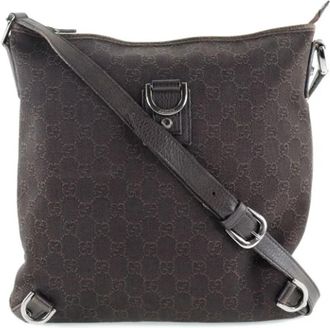 Gucci Pre-owned Fabric gucci-bags - Dames - Vintage Schoudertas - Paars - ONE Size - Vintage