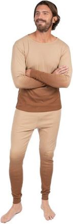 Leveret Mens Cotton Tie Dye Matching Family Pajamas in Tie Dye Beige at Nordstrom, Size Xx-Large