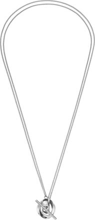 Diesel Stainless Steel Pendant Necklace - Necklaces - Unisex - Silver