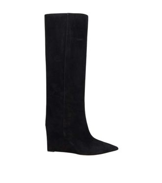 Jimmy Choo London Black High Wedge Boots