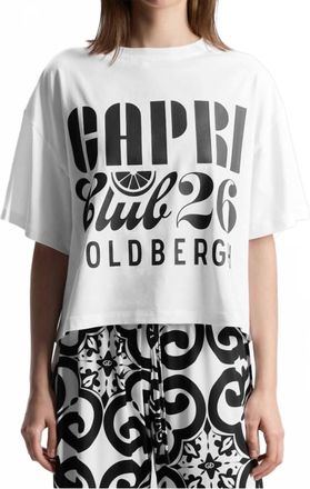 Goldbergh Lumea Short Sleeve Top In White