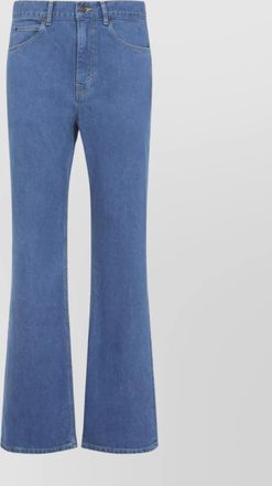 Celine wide leg denim trousers pockets