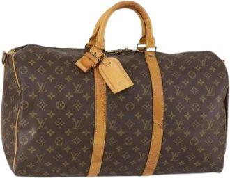 Louis Vuitton Pre-owned Weekend Bags, female, Brown, Size: ONE SIZE Pre-owned Weekend Bag