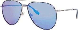 Karl Lagerfeld Mens Blue Rectangular Sunglasses KLKL360SN040