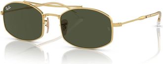 Ray-Ban Vintage Stijl Zonnebril - unisex - Zonnebrillen - Geel - 51 MM - Accessoires