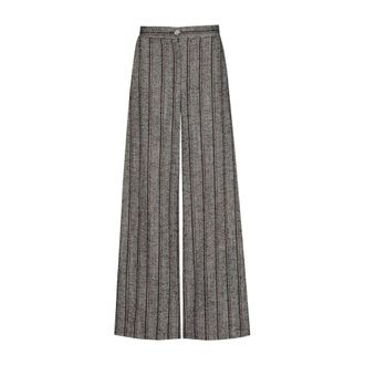 Caroline Biss Caroline Biss - City-look Broek in Tweed - Dames - Broeken - Grijs - Maat: 2XL Tweed