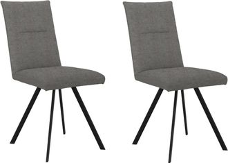 HOME AFFAIRE 4-Fussstuhl »Sava« (Set) 2 Stk.Metallgestell